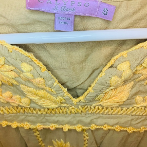 MOVING SALE! Accepting offers! Calypso St. Barth embroidered dress, size Small - Picture 4 of 4
